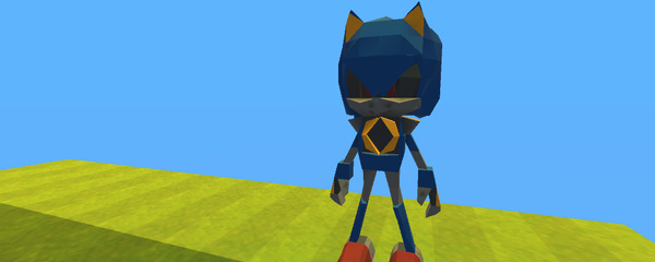 Minecraft Wither but its Mecha Sonic (from the official minecraft