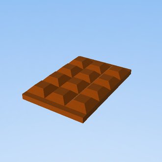 barra de chocolate