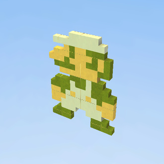 Pixel luigi