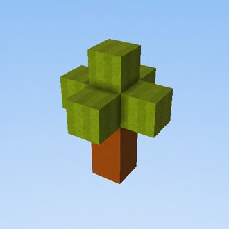 Drzewo minecraft 