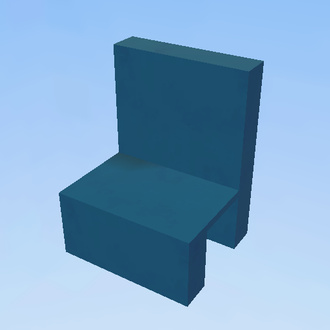 blue chair