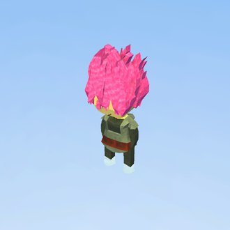 UN PENE ROSA CON MECHA