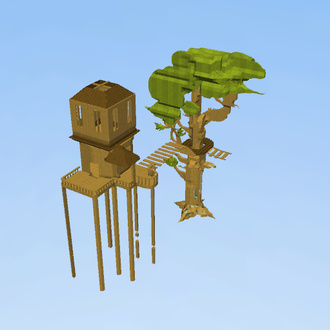 The tree of house