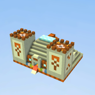 Minecraft Village Temple