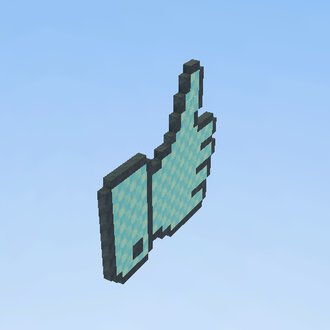 pouce bleu x)
