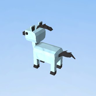baby white horse :3