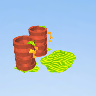 barrels with radiation