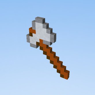 Hache Fer Minecraft