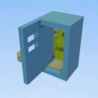 opened locker