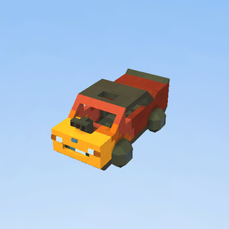 kogama drag car