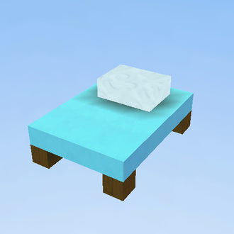 Blue Bed