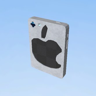 iphone , portable apple