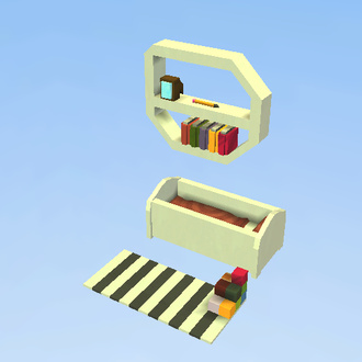 baby crib with acc.