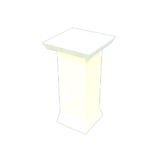 White stand