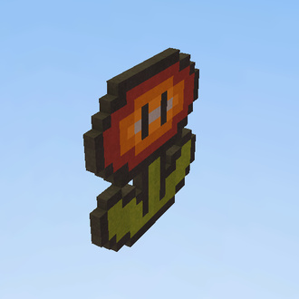 Fire flower pixel small