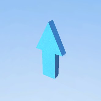 Fléche indicant en haut