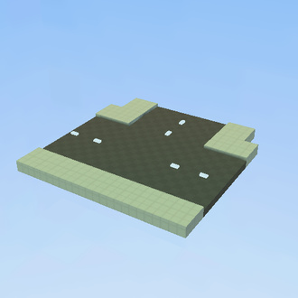 City intersection right
