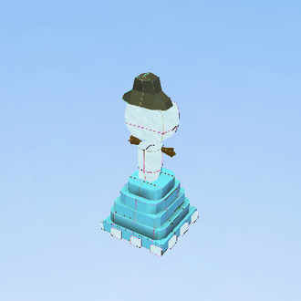 snowman Cake