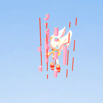 Super Sonic Blue Kaioken