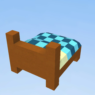 cama azul