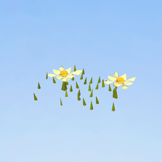 grass and flowers