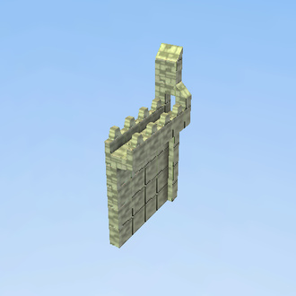 castle wall segment A