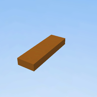 Small wooden plank