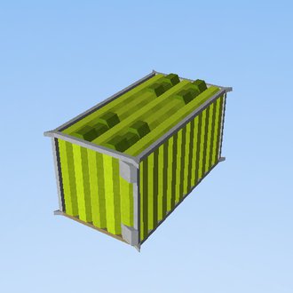Green container