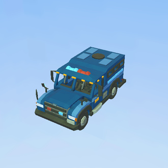 Small Lowpoly PoliceTruck