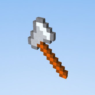 Siekiera Żelazna / Iron Axe (Minecraft)