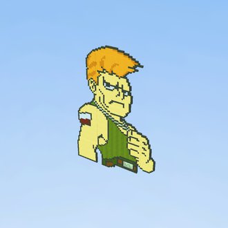 Pixel art Soldier Poland