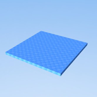 Flat Piece of Ice