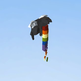 Barfing Rainbow Cat Fly