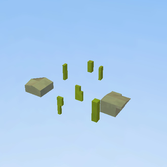 rock and grass