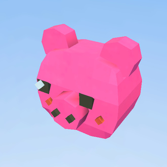 cabeza de piggy