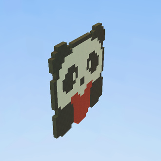 Cute Pixel Panda