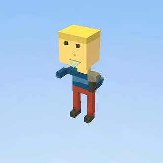 robot block boy