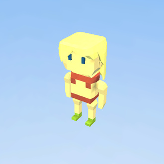 block girl con tanga