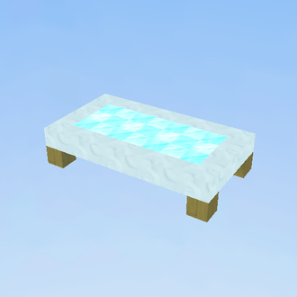 Glass party table