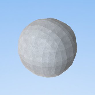 hi-poly sphere