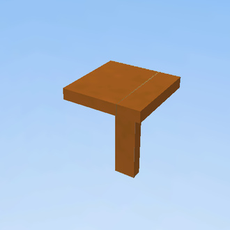 slightly small table