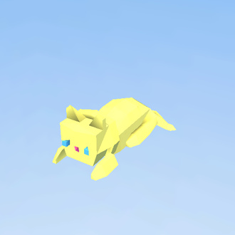 gato amarillo acostadoo