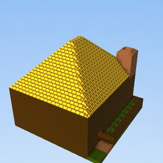 domek 2 piętrowy z wyposarzeniem