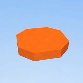 Orange appear platform
