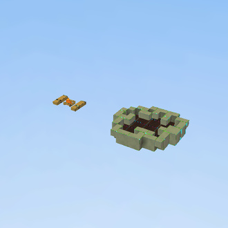 Camp next to lava