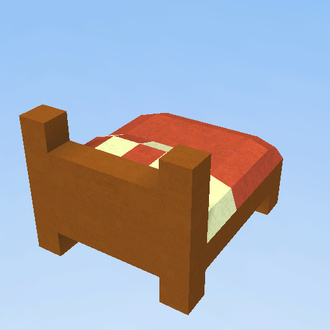 cama roja