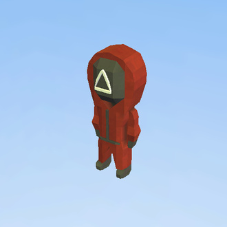 squid game triangle gaurd