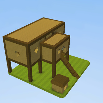 Wood house
