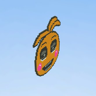 Pixel art Chica FNAF 2