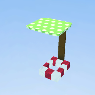 Floatie with umbrella